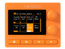 Load image into Gallery viewer, 1010music nanobox | tangerine – Compact Streaming Sampler
