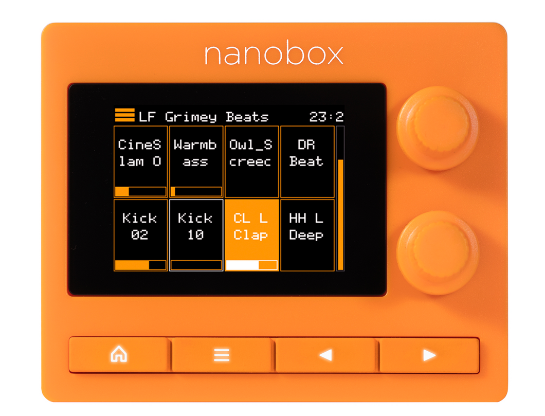 1010music nanobox | tangerine – Compact Streaming Sampler