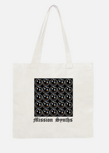 Load image into Gallery viewer, Mission Synths Many Melts White Tote Bag
