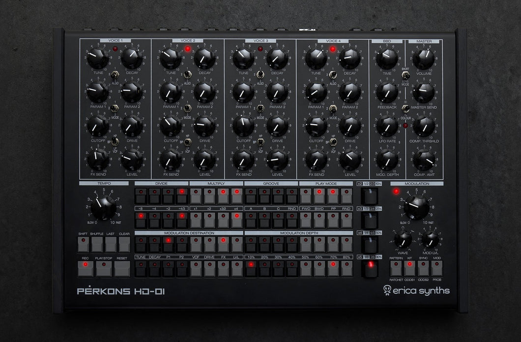 Erica Synths PĒRKONS HD-01 Black