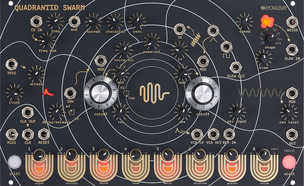 Eowave Quadrantid Swarm Eurorack Module