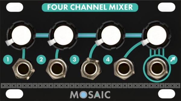 Mosaic Four Channel Mixer