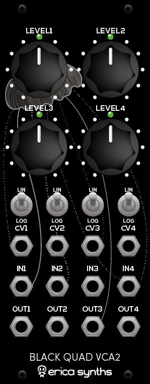 Erica Synths Black Quad VCA2