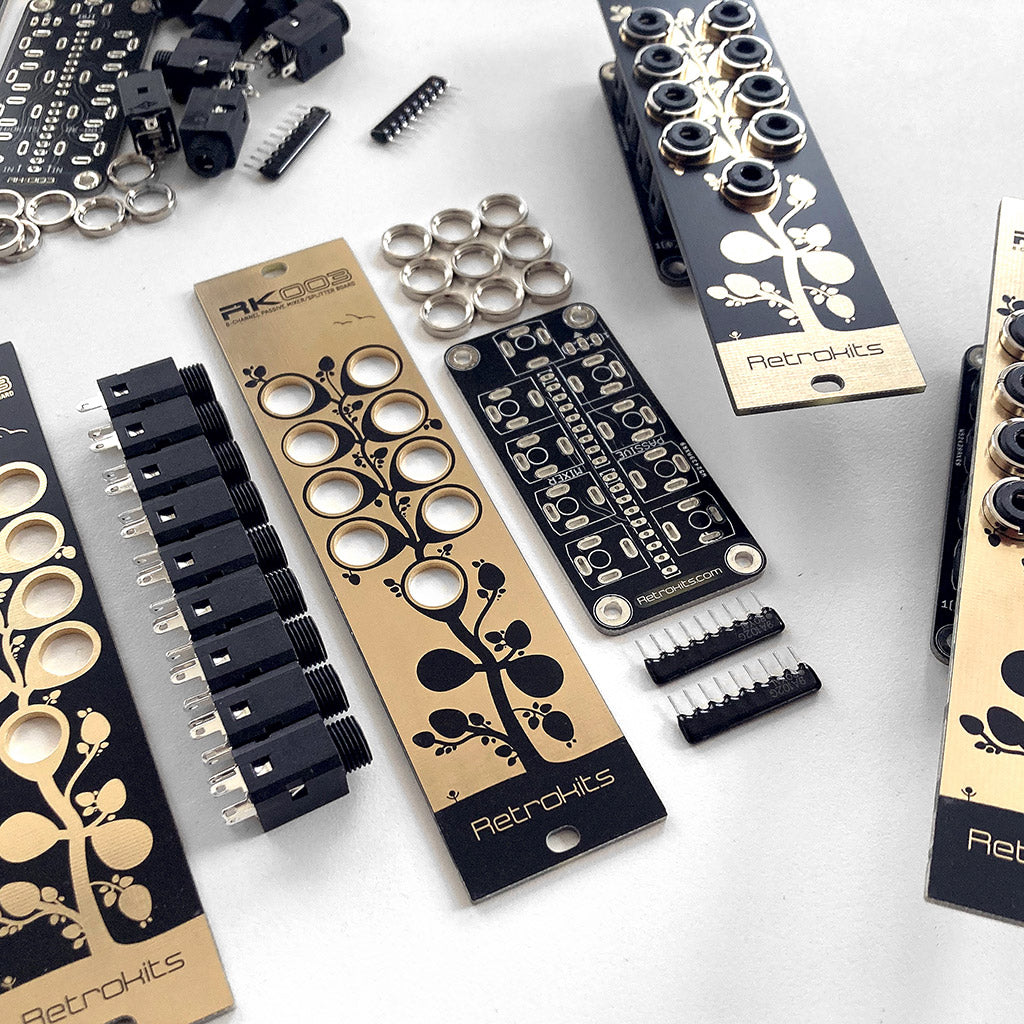 Retrokits RK-003 8ch Stereo Passive Mixer Board - Eurorack DIY kit