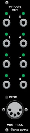 Erica Synths MIDI to Trigger Module