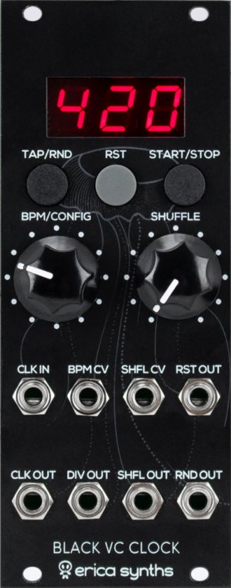 Erica Synths Black VC Clock V2