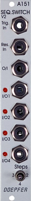 Doepfer A-151 Quad Sequential Switch