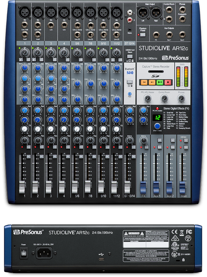 PreSonus StudioLive AR12c